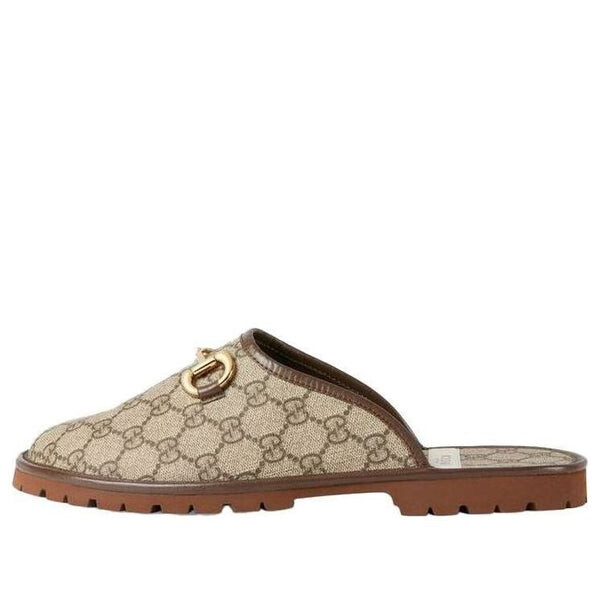 

Кроссовки gg slipper beige canvas 'brown beige' Gucci, коричневый