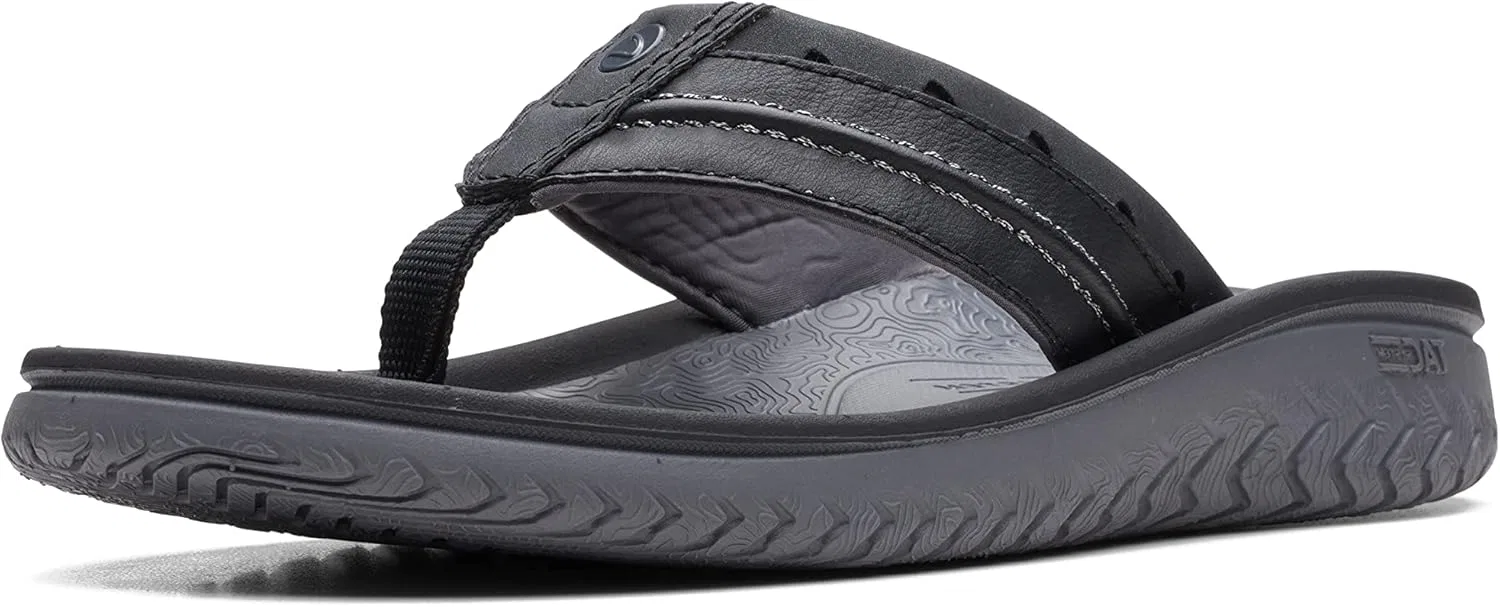Мужские шлепанцы Clarks Wesley Post, черный