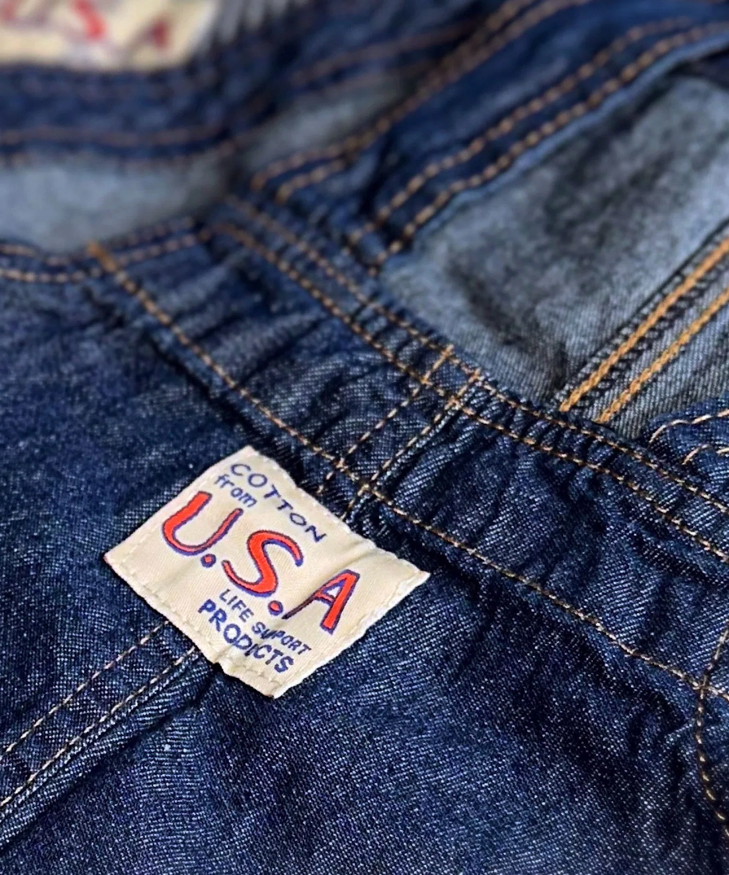 【Хлопок из США】Джинсовый комбинезон с большими карманами — фото 4