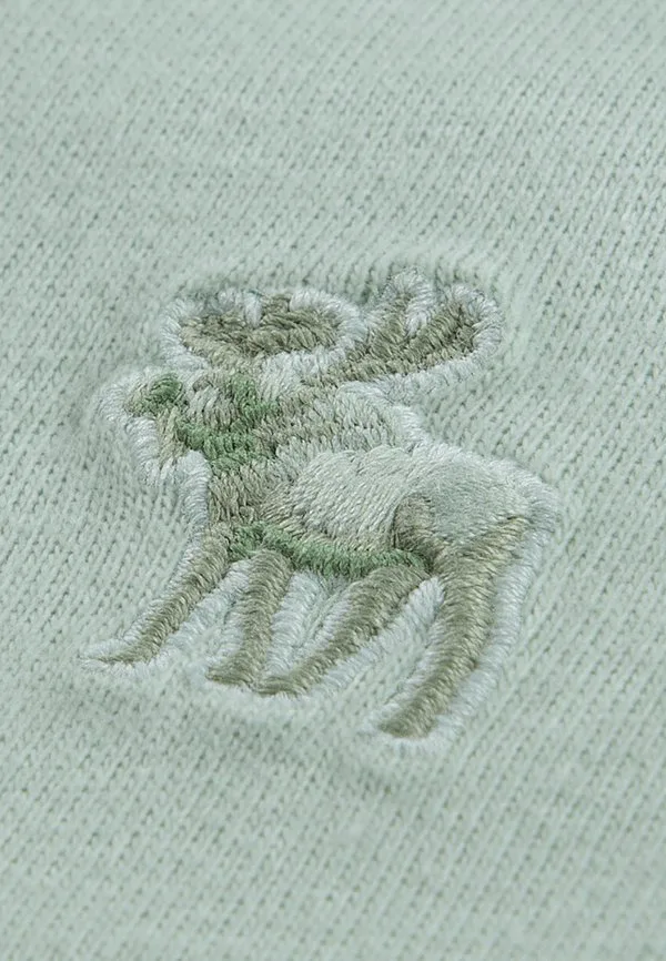 Базовая футболка с коротким рукавом Abercrombie & Fitch, Silt Green — фото 3