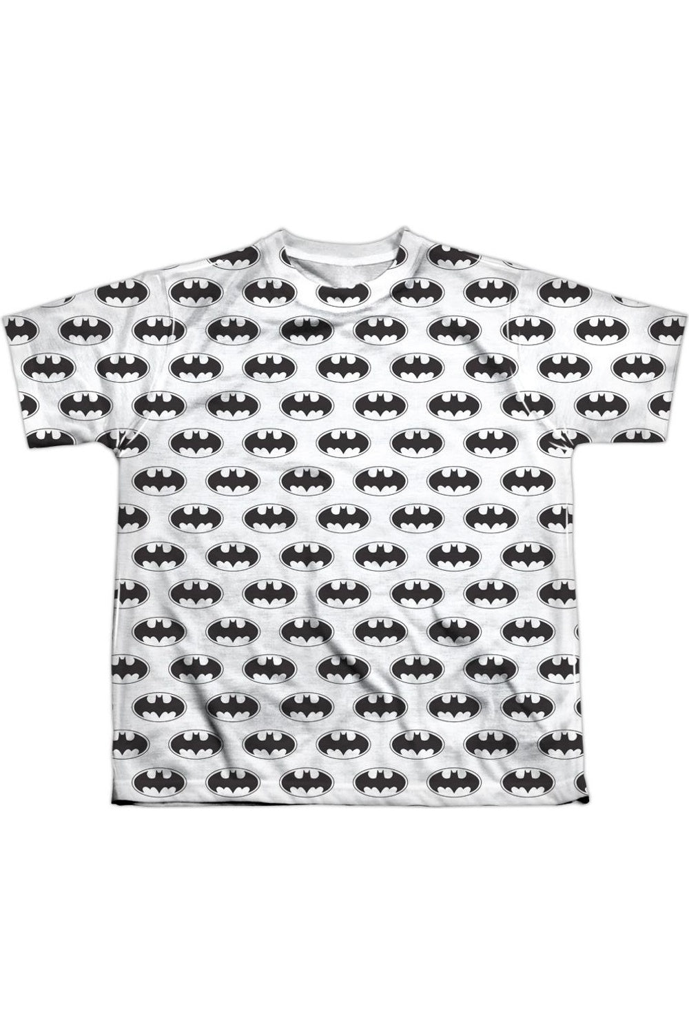 

Футболка с коротким рукавом для детей Batman с принтом летучих мышей Gildan, белый