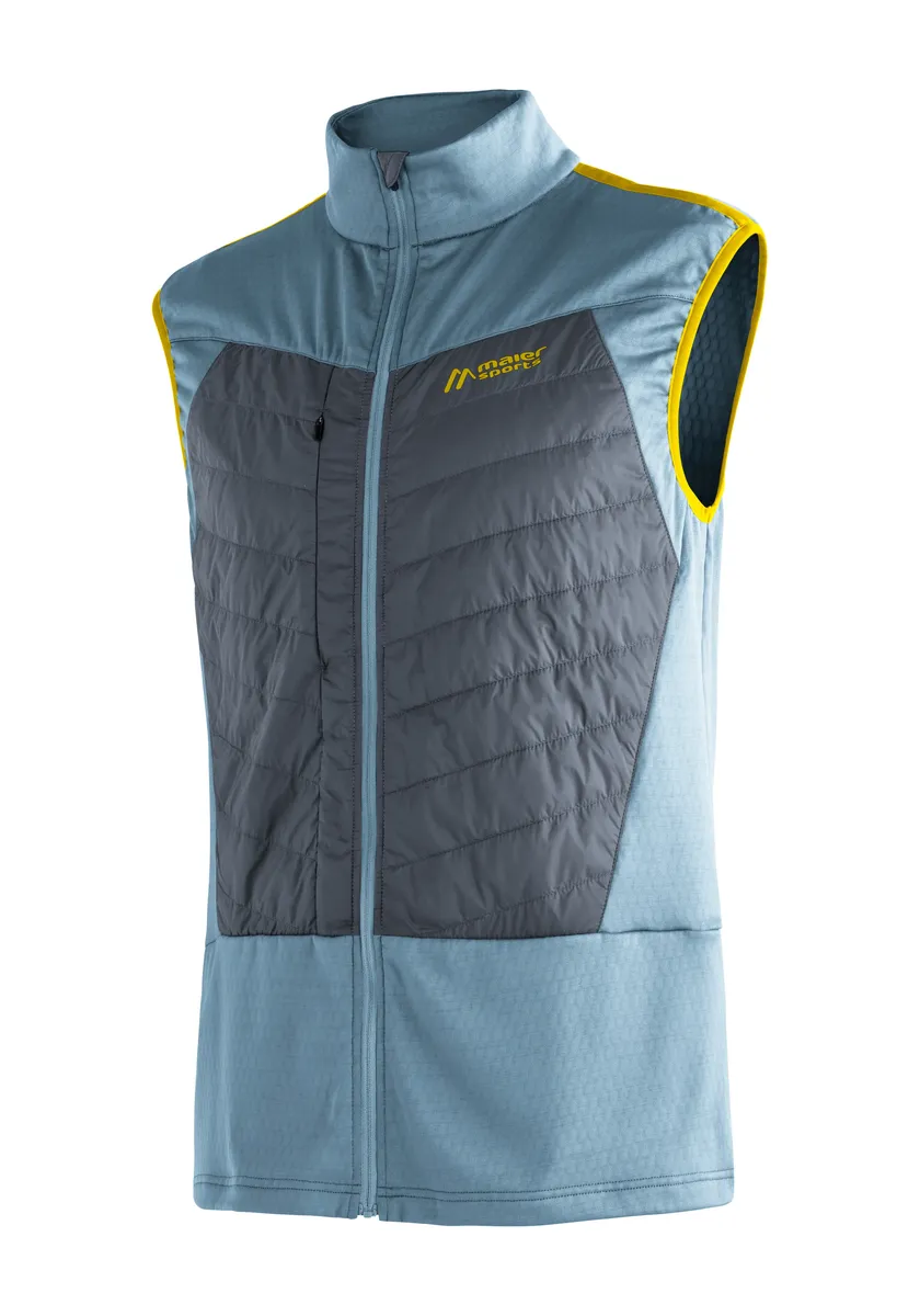 

Функциональная куртка Maier Sports "Trift Vest M", удобный жилет для активного отдыха из быстросохнущего материала, синий