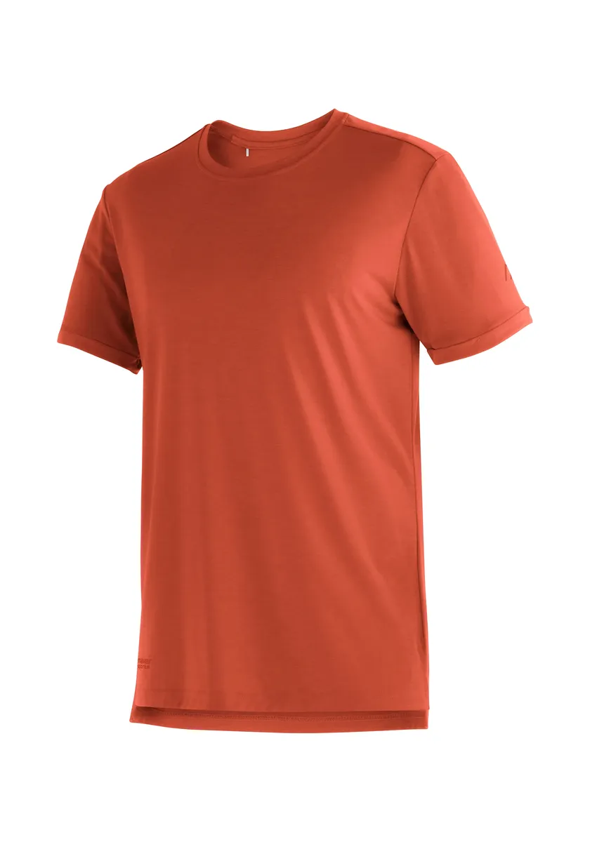 

Maier Sports T-shirt "Horda S/S M", мужская рубашка с короткими рукавами для походов и отдыха, красный