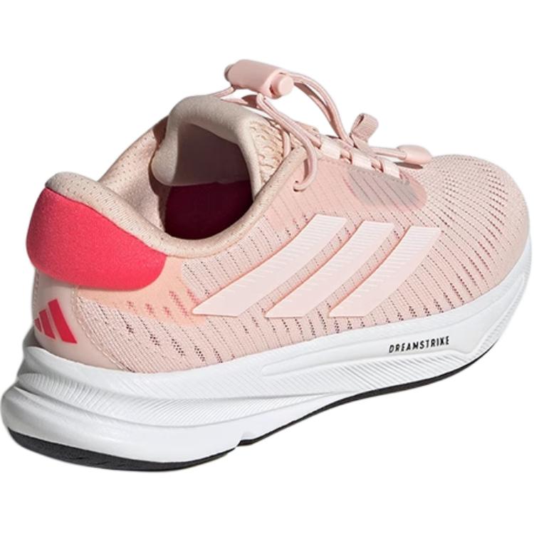 Детские кроссовки с низким верхом и противоскользящей амортизацией Adidas, розовый — фото 4