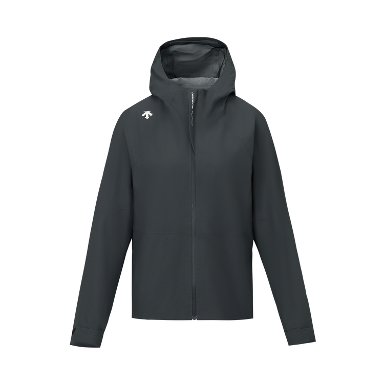 

DESCENTE Женская ветровка для бега и походов водонепроницаемая и ветрозащитная, CC-Ebony