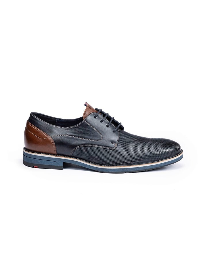 Туфли на шнуровке LLOYD Leder-Schnürschuhe Harris, цвет Dunkelblau/Braun — фото 2