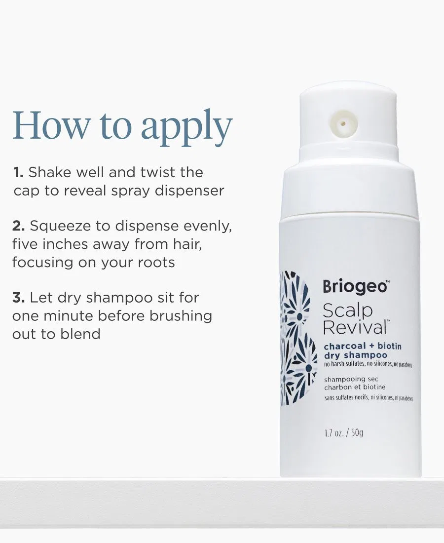 Сухой шампунь Scalp Revival с углем и биотином, 3 г Briogeo — фото 2