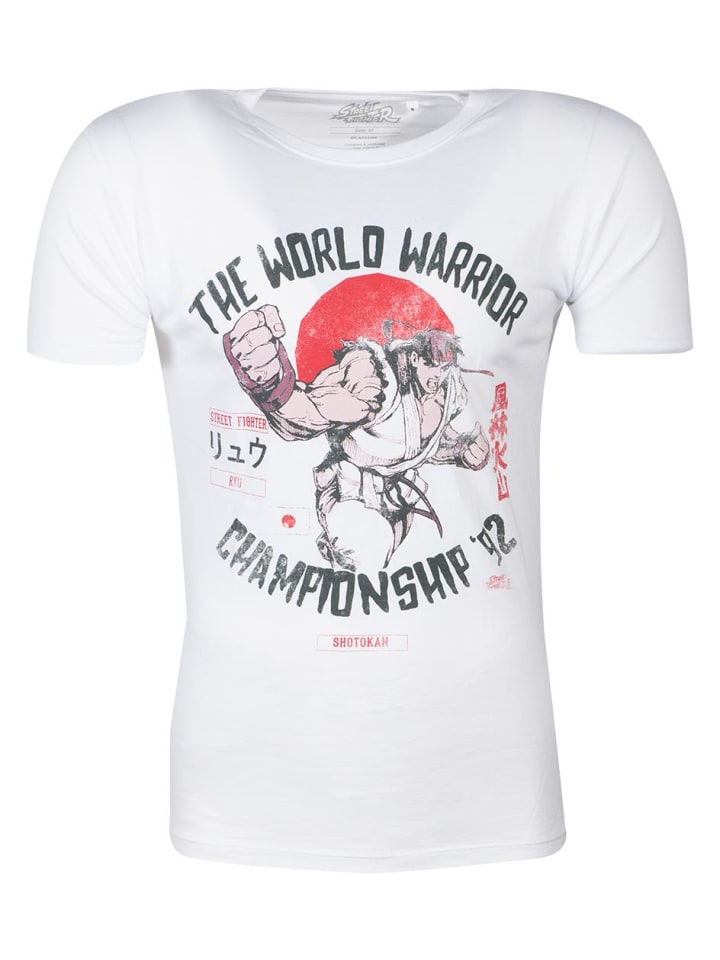 

Футболка белого цвета Streetfighter 2