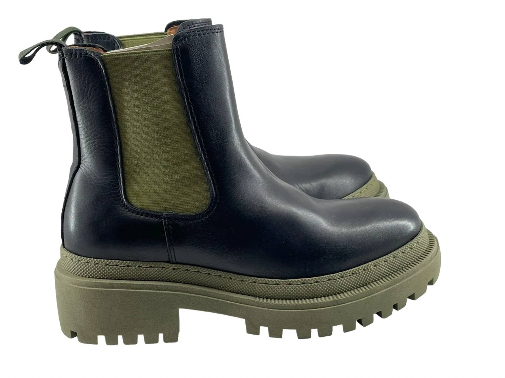 Женские ботинки челси Iona в черном и хаки Shoe the Bear — фото 3