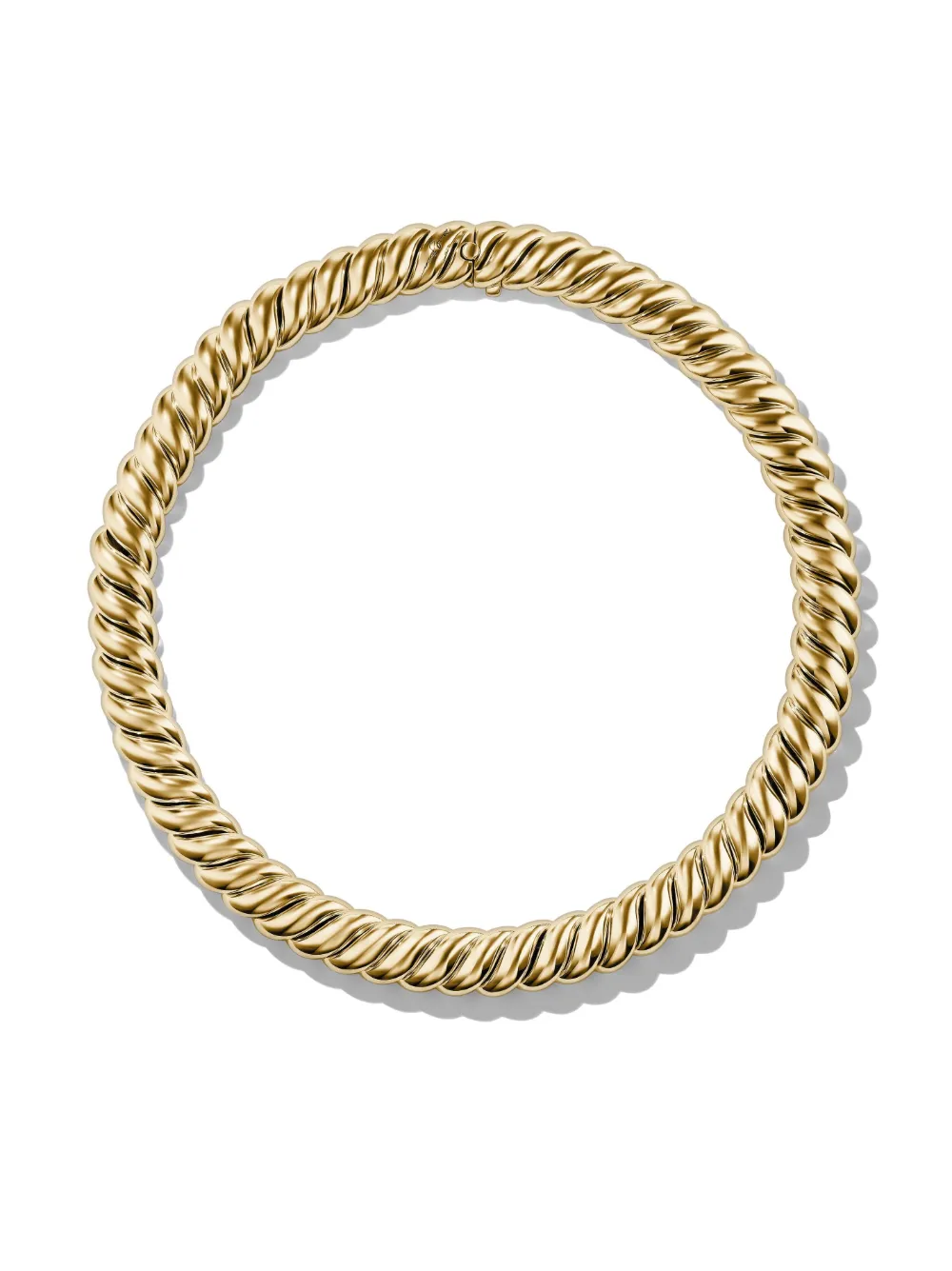 

Колье Sculpted Cable из желтого золота (14 мм) David Yurman, золотой