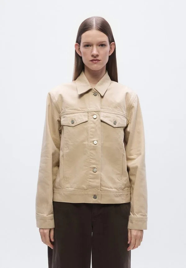 Куртка джинсовая Lacoste Lionne, классическая, синяя — фото 3
