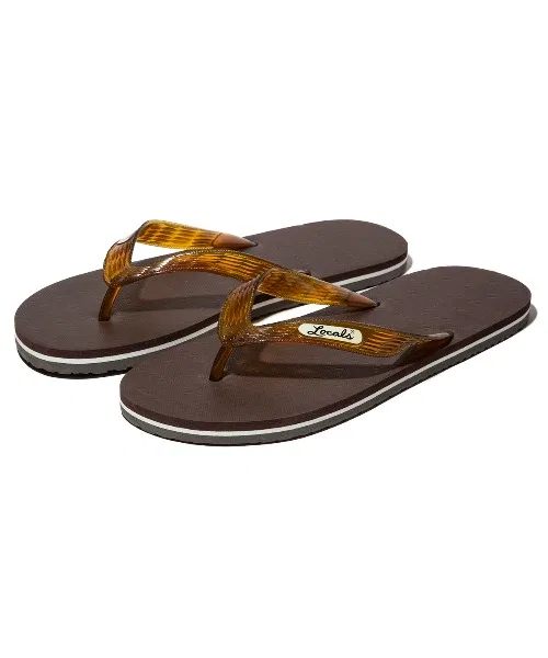 Унисекс пляжные шлёпанцы Stripes Kinetics коричневые