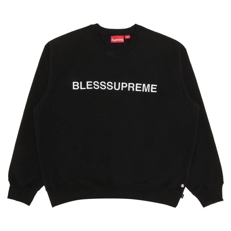 

Толстовка Supreme x Bless Crewneck, черный