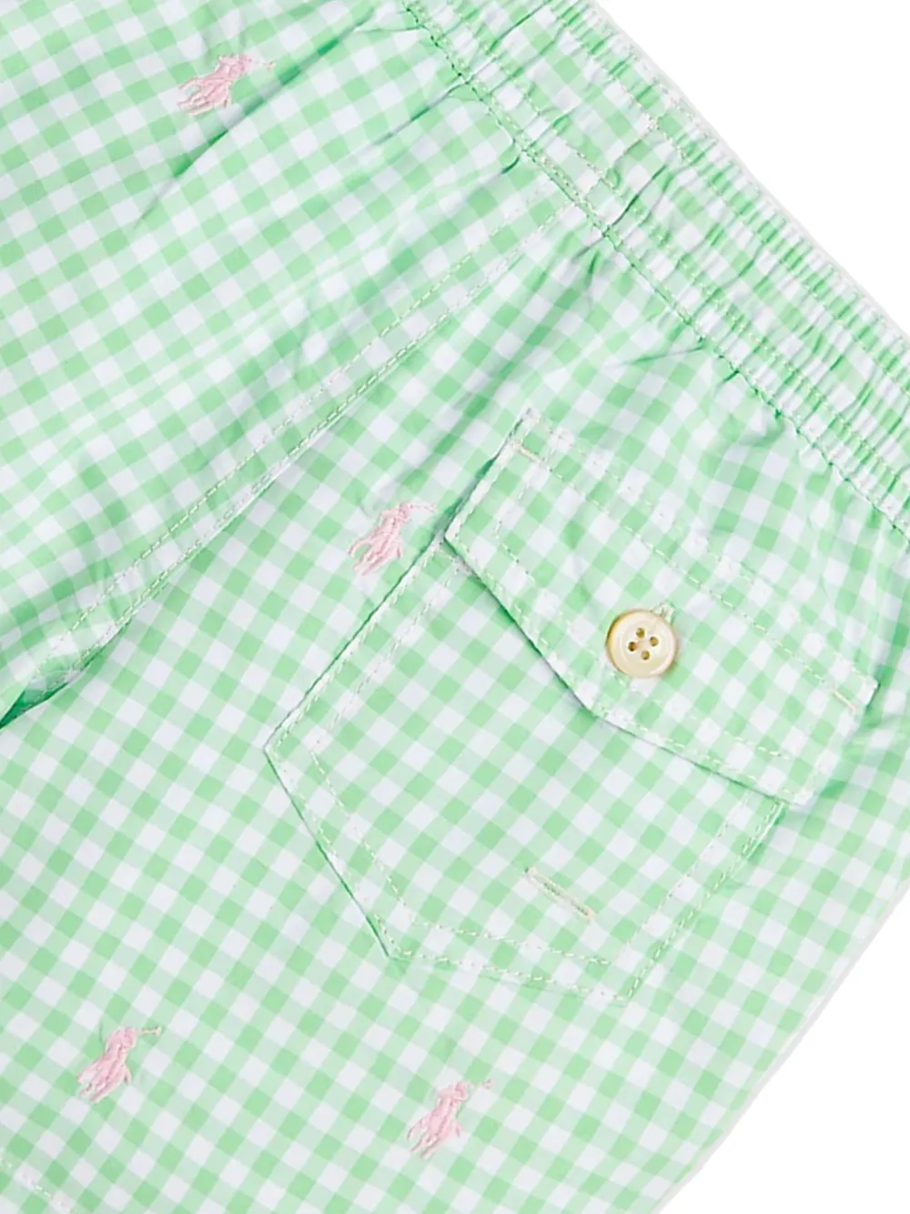 Плавки-шорты Polo Pony Polo Ralph Lauren Kids, зеленый — фото 4