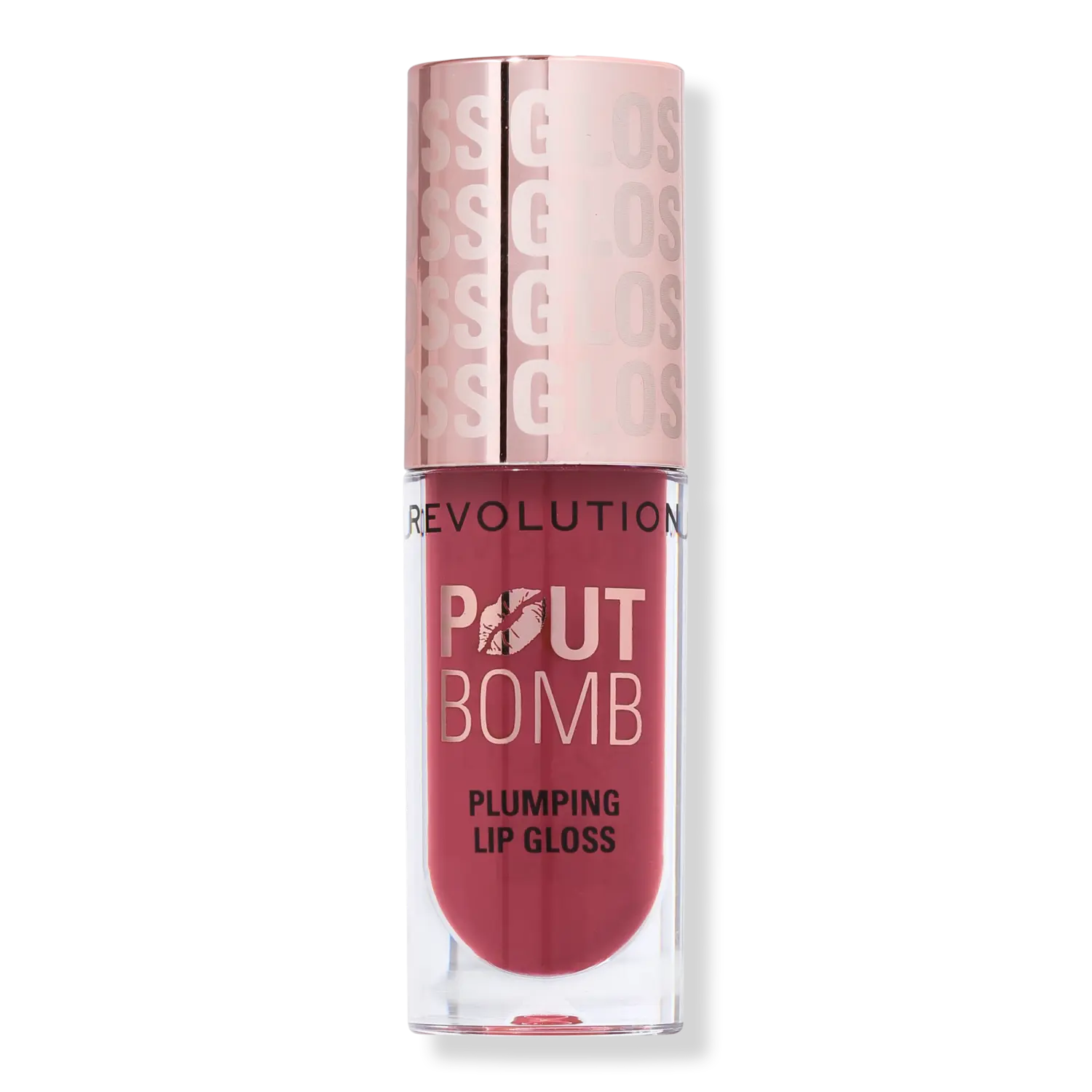

Блеск для губ Pout Bomb Plumping Gloss Revolution Beauty, Wild Mauve Pink (warm-toned mauve)