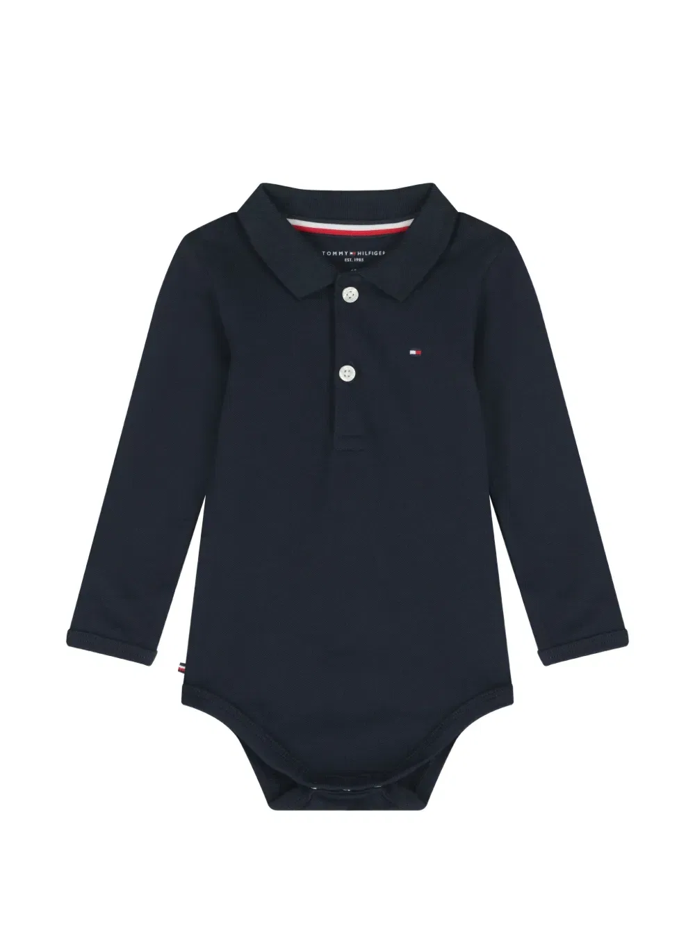 Поло с пуговицами Tommy Hilfiger Junior, синий