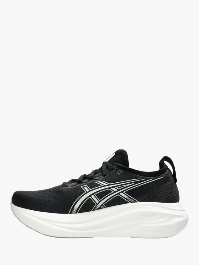 Женские кроссовки для бега gel-nimbus 27 ASICS, цвет Black/Lake Grey — фото 2