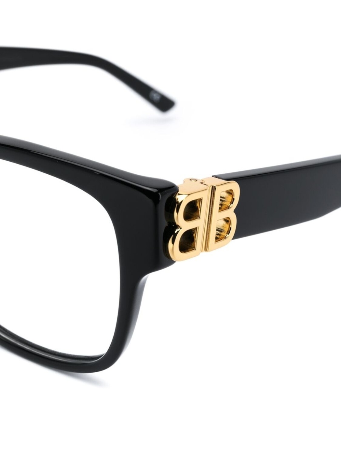 Balenciaga Eyewear солнцезащитные очки в квадратной оправе с логотипом BB, черный — фото 3