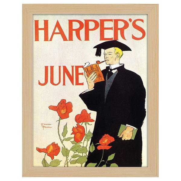 

Рамка для фотографий LegendArte Poster Harper's June 1895 цвет eiche dekor