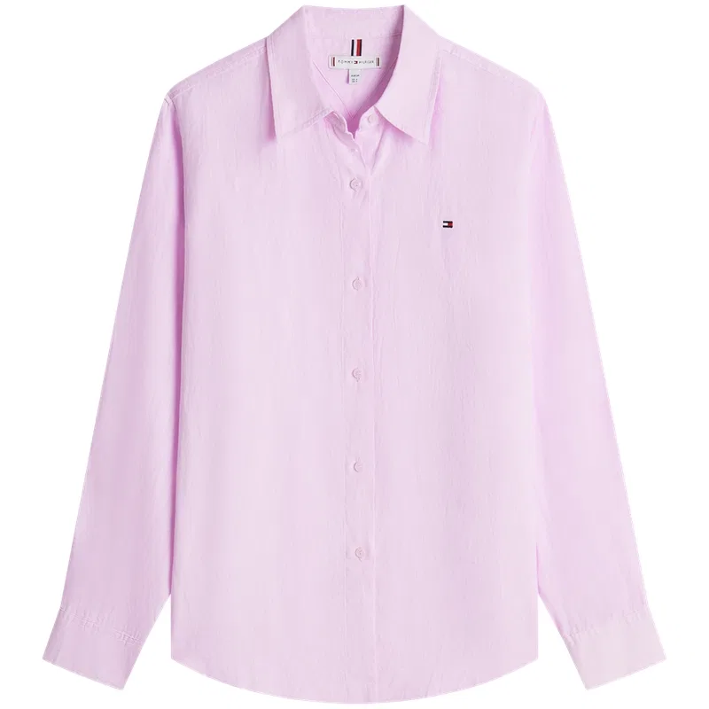 Рубашка женская Light Pink VQU с отложным воротником Tommy Hilfiger