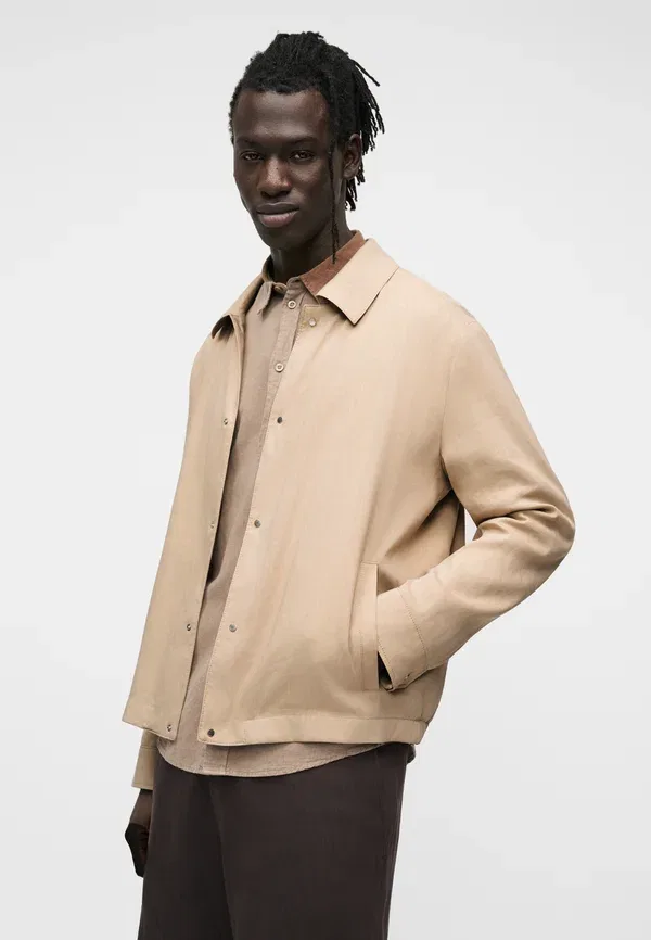 Куртка Carper coach light jacket Boss, открытый бежевый — фото 4