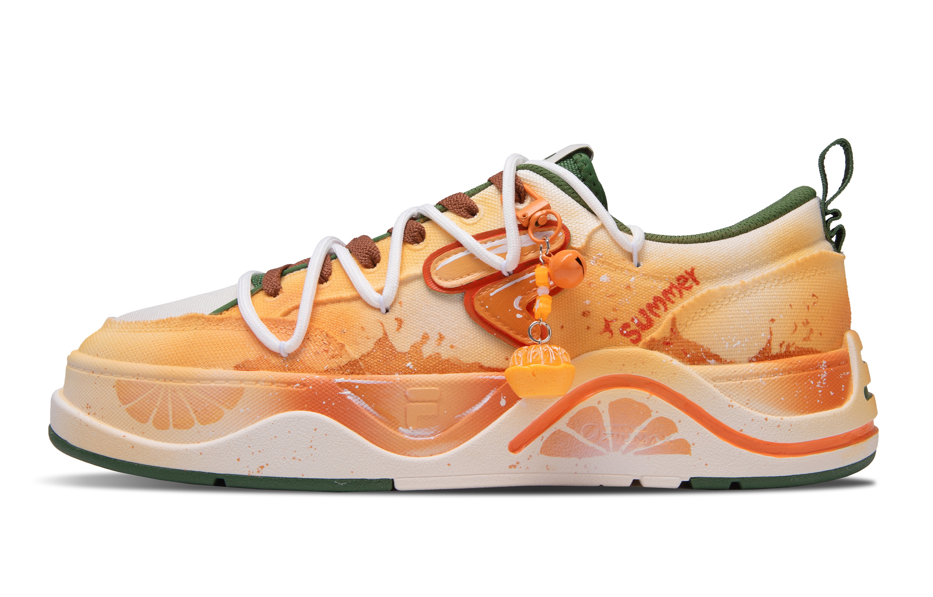 

FILA Кроссовки для скейтбординга Fusion Juicy Orange Low Top, мужские, оранжевые