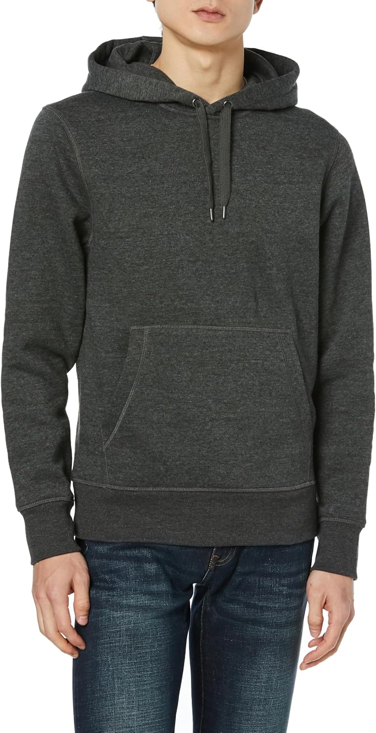 

Мужская толстовка-пуловер с капюшоном Amazon Essentials, угольно-вереск, Черный, Мужская толстовка-пуловер с капюшоном Amazon Essentials, угольно-вереск