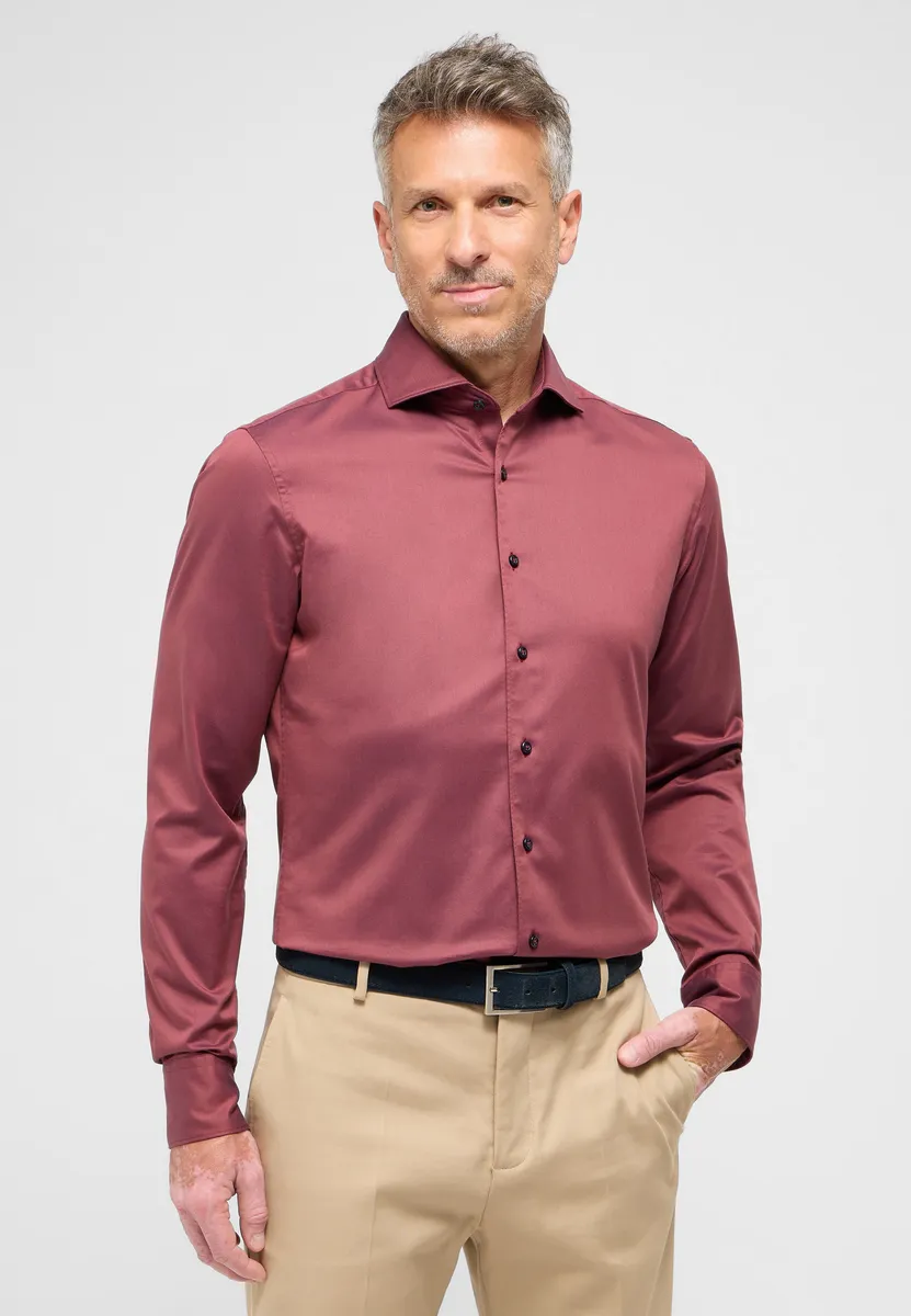 

Рубашка Eterna с длинными рукавами "SLIM FIT", фиолетовый