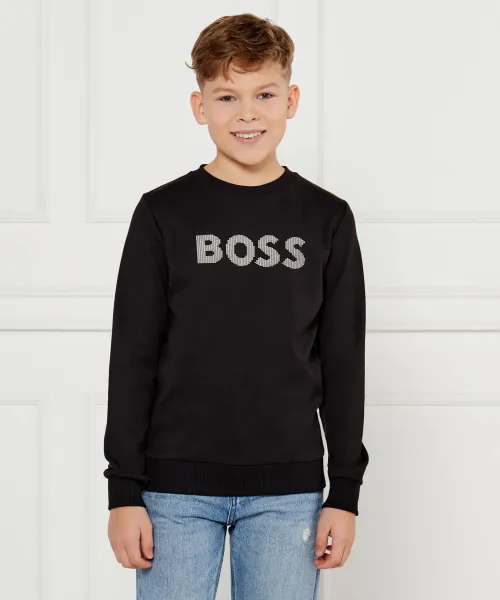 

Толстовка Regular fit Boss Kidswear, черный
