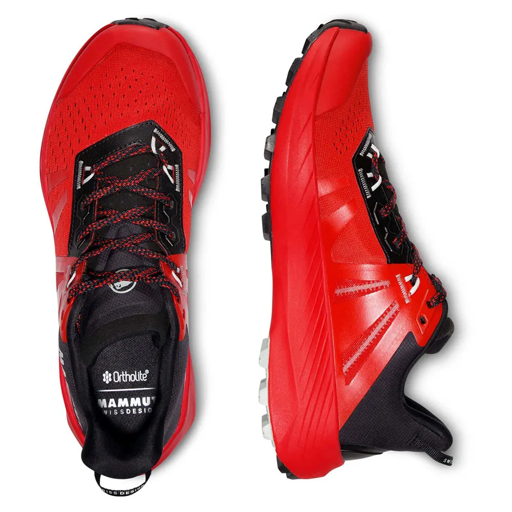 Кроссовки Mammut Zapatillas Saentis Low Goretex trail, красный — фото 4
