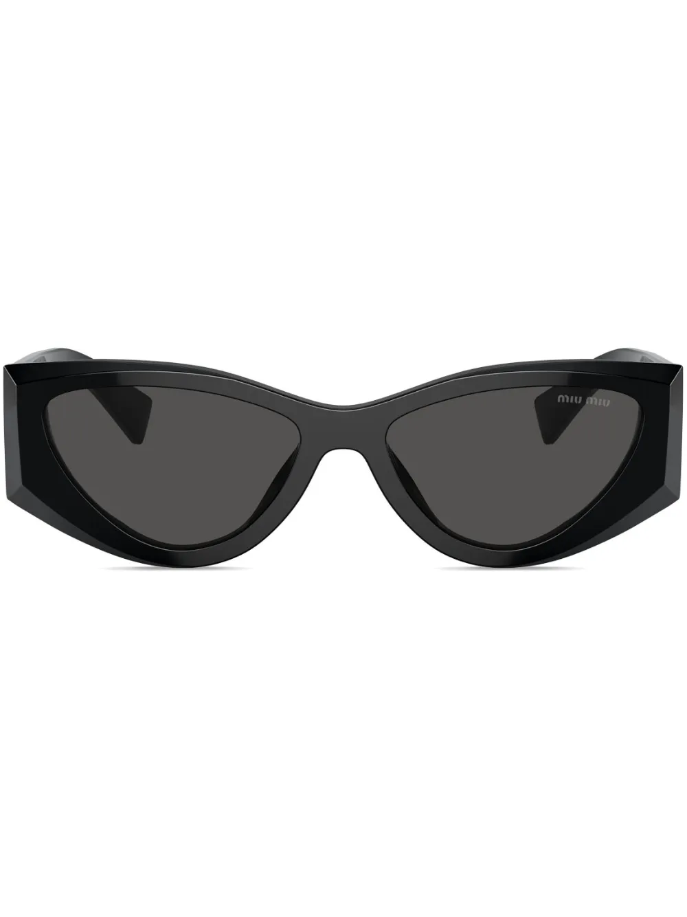 

Солнцезащитные очки с затемненными линзами Miu Miu Eyewear, черный