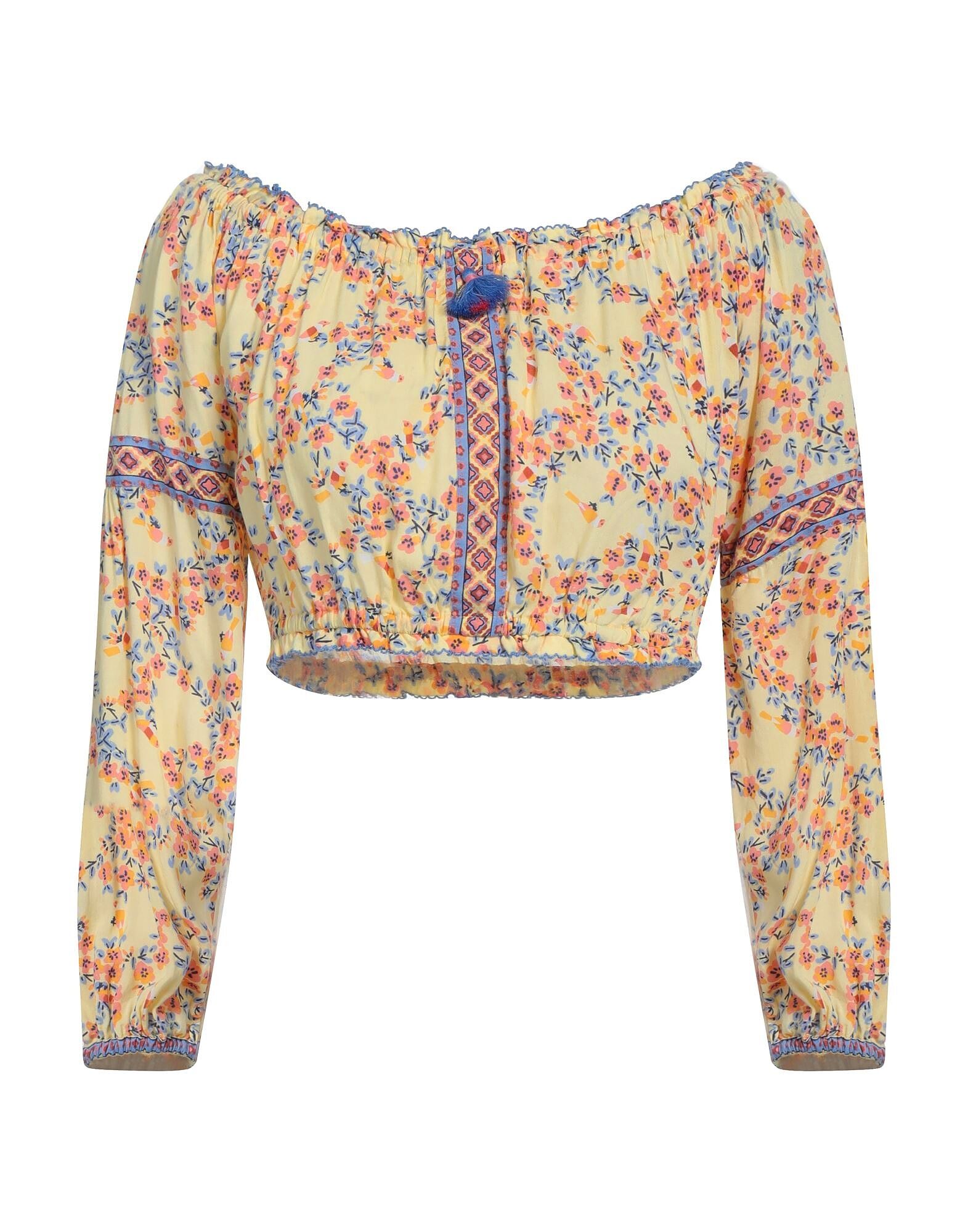 

Кроп-топ Poupette St Barth, желтый