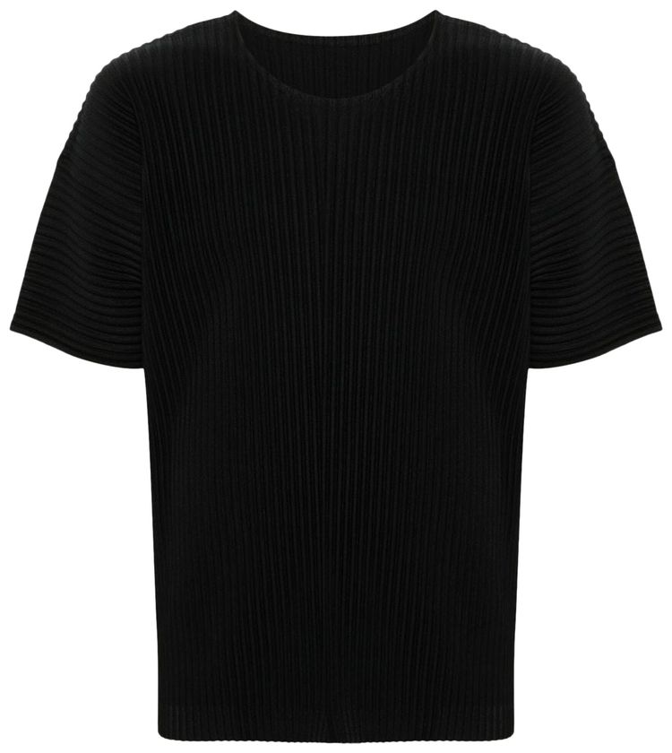 

Футболка Homme Plissé Issey Miyake Basic T-Shirt 'Black', черный