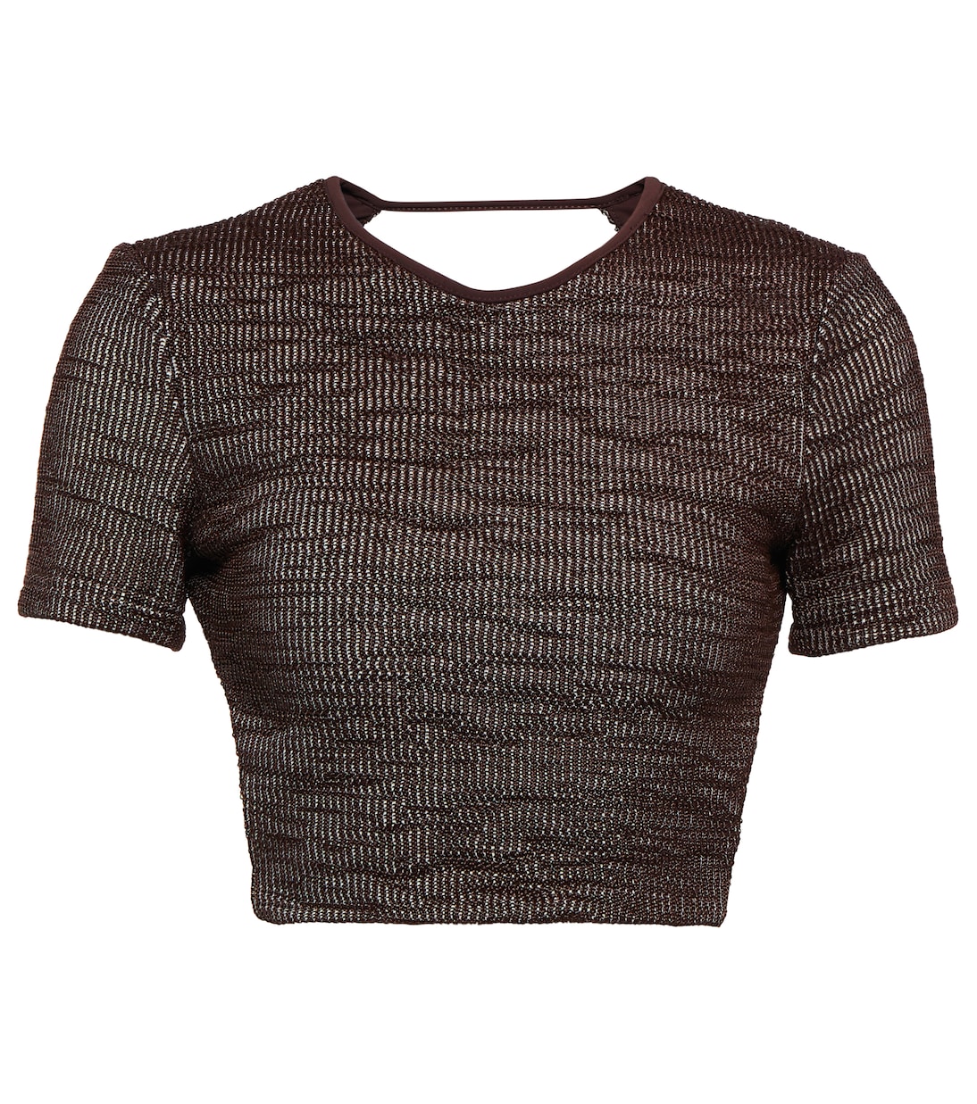 

Укороченный топ с открытой спиной Christopher Esber, Mahogany