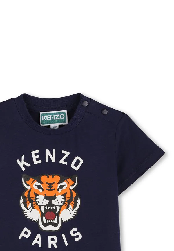 Футболка met korte mouwen с принтом Kenzo Kids, Medieval Blue — фото 3