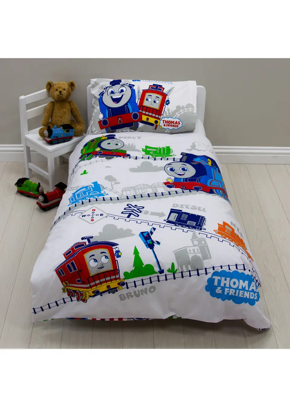 

Thomas and Friends All Aboard Junior Панельное пуховое одеяло