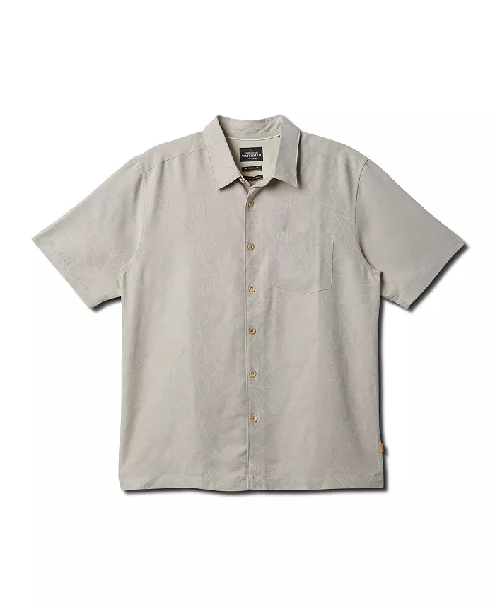 

Quiksilver Мужская рубашка Island Jungle Woven Quiksilver Waterman, коричневый/бежевый
