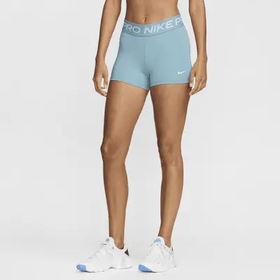 

Шорты Nike Pro, цвет Denim Turquoise/White