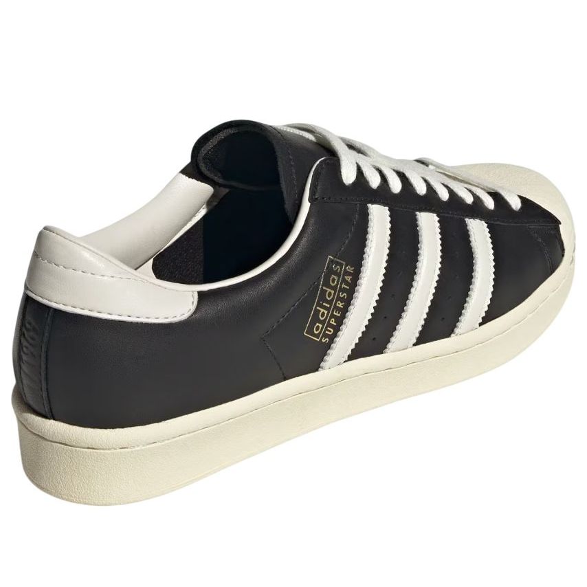 Кроссовки (WMNS) adidas Superstar Vintage Made in Germany 'Black Cream White', черный — фото 4