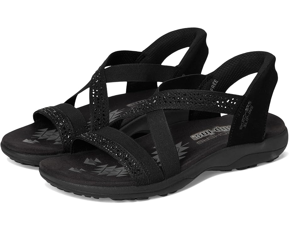 Сандалии SKECHERS Reggae Slim - Summer Sparkle, черный