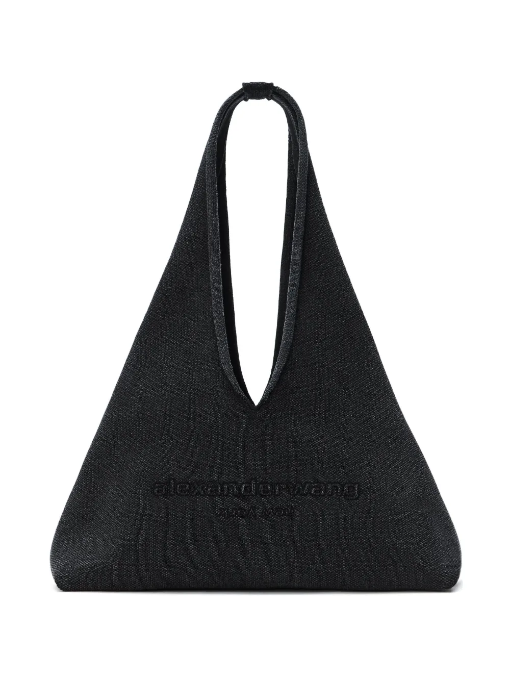 

Треугольная сумка с логотипом Alexander Wang, черный