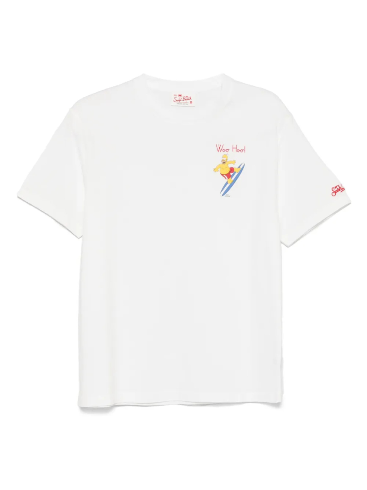 

Футболка Homer с вышивкой MC2 Saint Barth, белый