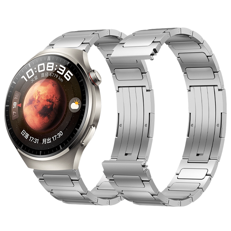 

Ремешок Huawei Honor Совместимость Металл Wepro, Huawei Watch 3 Pro New Special Edition [Silver]