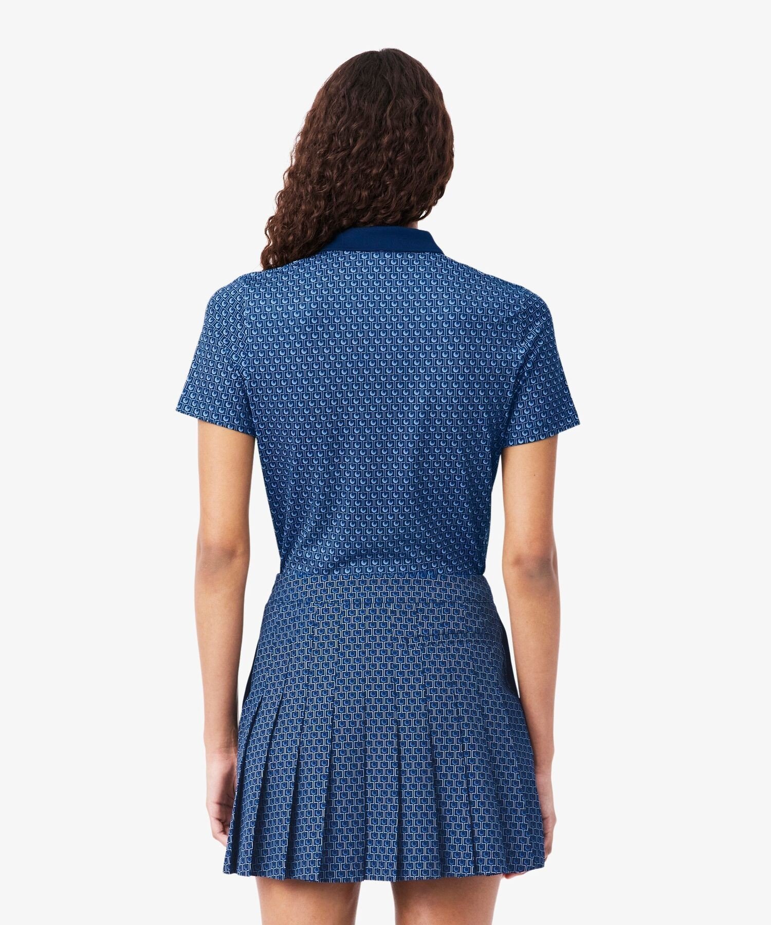 Поло Robert Georges Ultra Dry, LACOSTE, Royal Blue, защита UPF50+ — фото 3