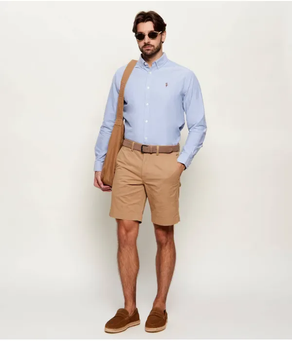 Рубашка classic fit Us Polo Assn, небесно-голубой — фото 2