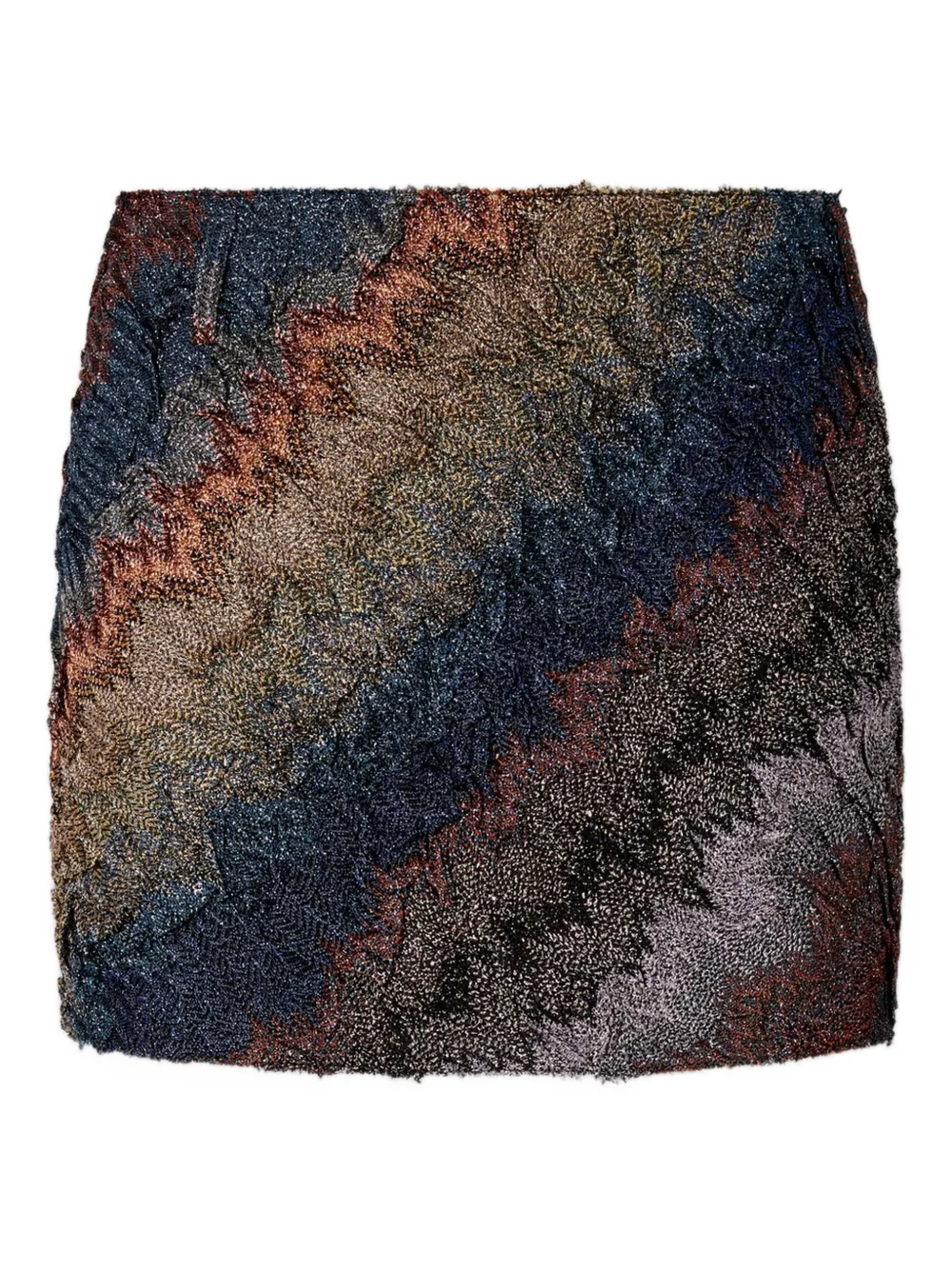 

Мини-юбка в фактурную полоску Missoni, синий