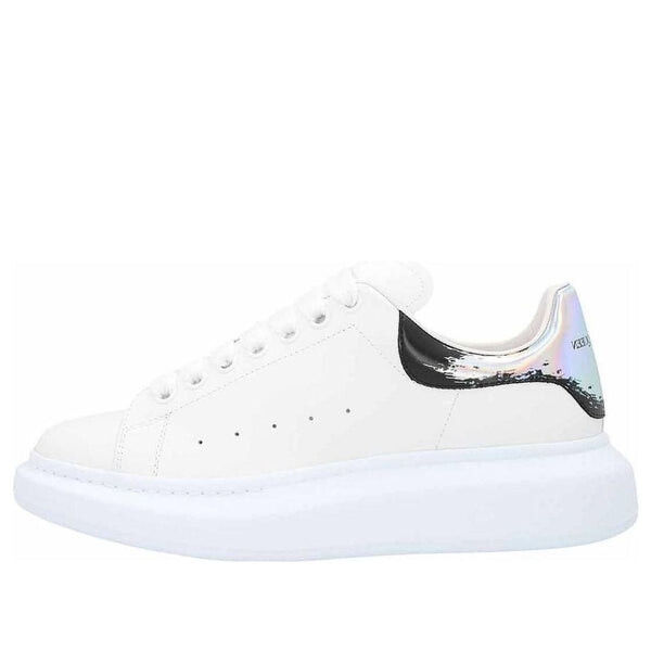 

Кроссовки oversized sneakers 'white black silver' Alexander Mcqueen, белый