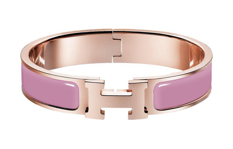 Clic H Браслеты для женщин HERMES, розовый — фото 2