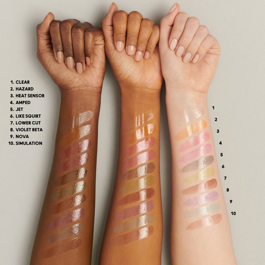 Бальзам для губ nocturna squirt plumping stick Mac, clear, объем 2.3 мл — фото 4
