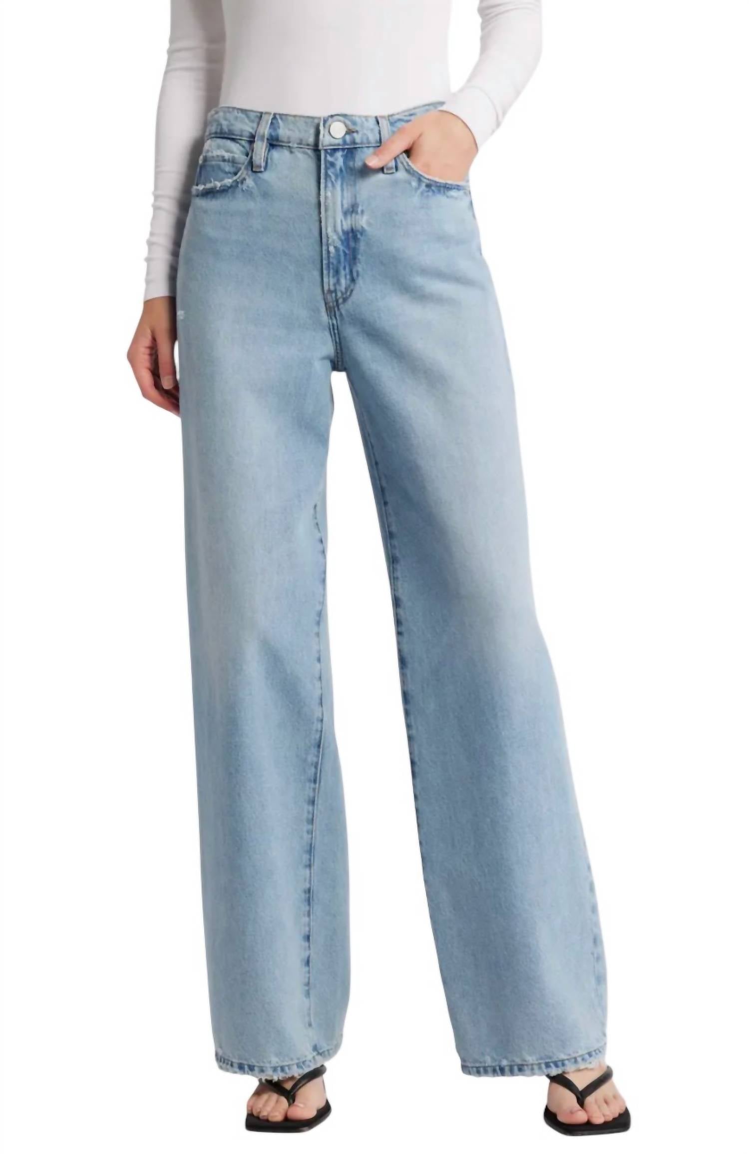 

Джинсы Le Jane Wide Leg Denim в стиле Ziggy FRAME